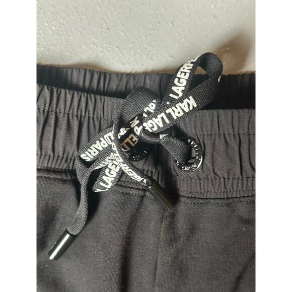 Karl Lagerfeld Paris Mesh Track Pants Women’s, XS, Black, NWT - Picture 3 of 4